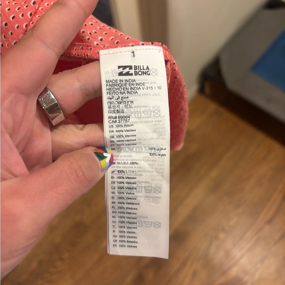 Billabong Dress Pink Women's Size Small - Picture 4 of 5